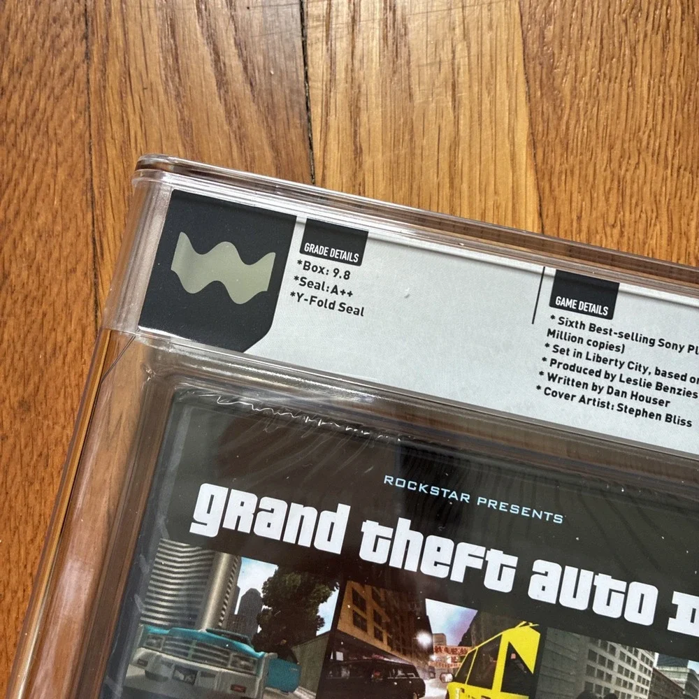 Grand Theft Auto III GTA From Trilogy PS2 Playstation 2 WATA 9.8 A++